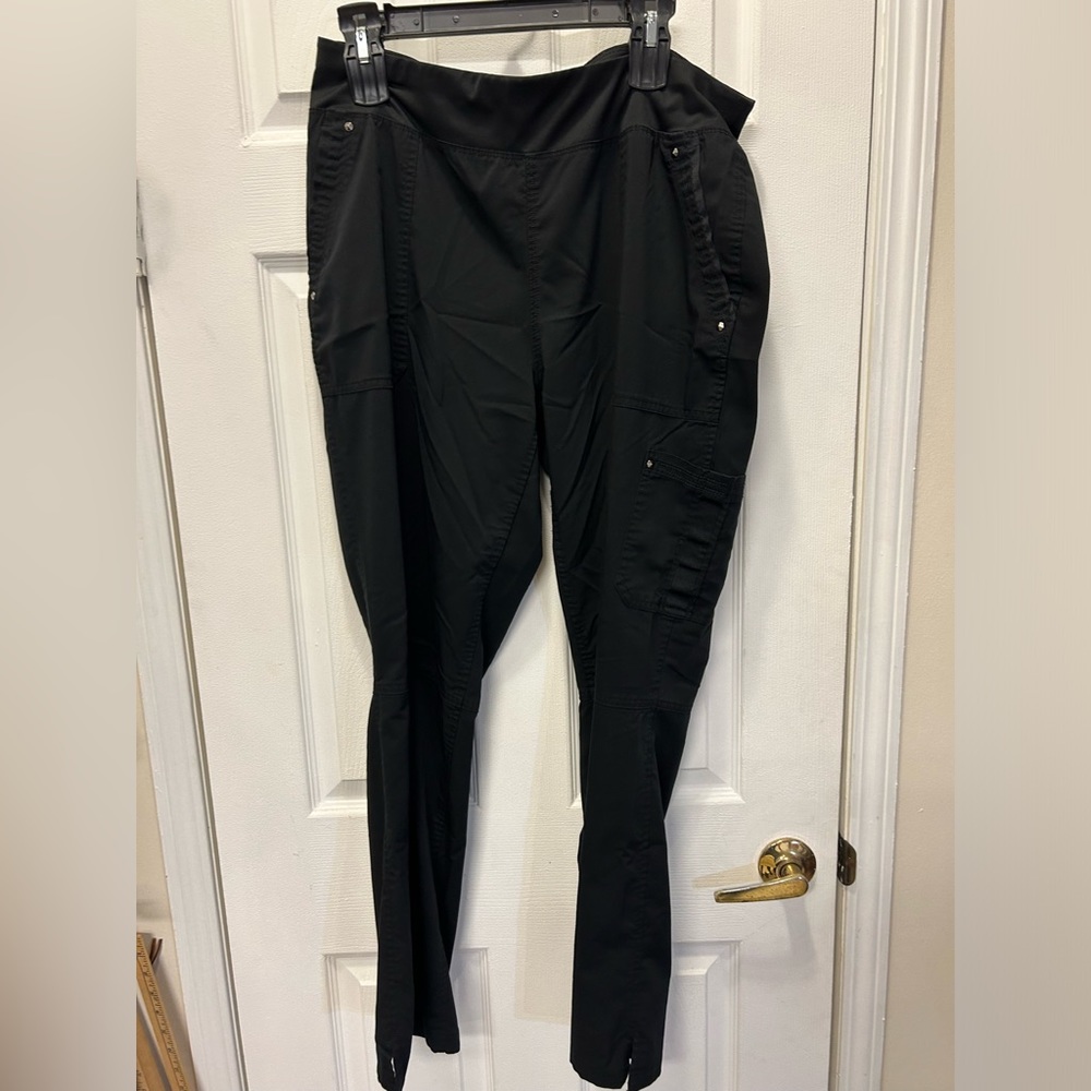 Purple label yoga by healing hands xl scrub pants